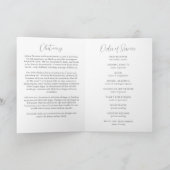 Beach Ocean Celebration of Life Foto Beerdigung Programm (Innenseite)