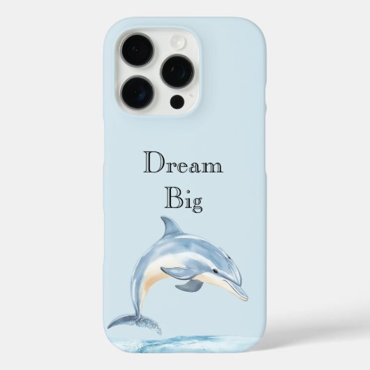 Beach Ocean Dolphin Case-Mate iPhone Hülle (Rückseite)