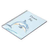 Beach Ocean Dolphin Notizblock (Linke Seite)