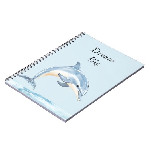 Beach Ocean Dolphin Notizblock (Linke Seite)