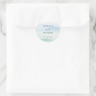 Beach Ocean Gefallen Stickers Umschlag Aufkleber