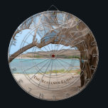 Beach Ocean Hill Side Wasserfarbe Persönlich Dartscheibe<br><div class="desc">Das Beach Ocean Hill Side Watercolor Personalize fügt sich harmonisch in Ihre Spieldekoration ein. Personalisieren Sie es mit Ihrem Namen oder Ihren Informationen</div>