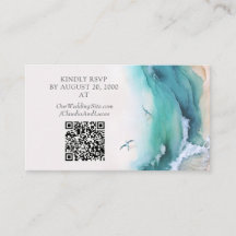 Beach Ocean Hochzeit in Urlaubsort UAWG QR