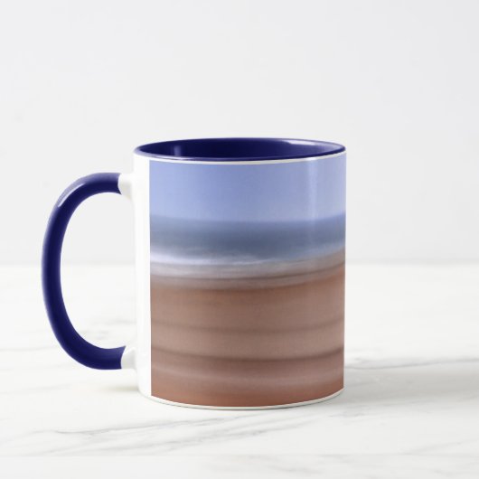 Beach Ocean Layers Motion Art Tasse (Links)