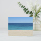 Beach Ocean Layers Postkarte (Stehend Vorderseite)