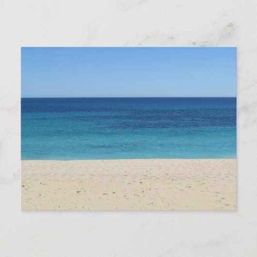 Beach Ocean Layers Postkarte (Vorderseite)