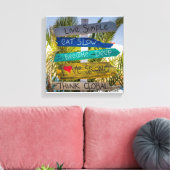 Beach Ocean Live Simple Inspiration Motivierend Leinwanddruck (Insitu (Wohnzimmer))