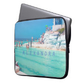 Beach Ocean Pool Blue Aqua Personal Laptopschutzhülle (Vorderseite Links)