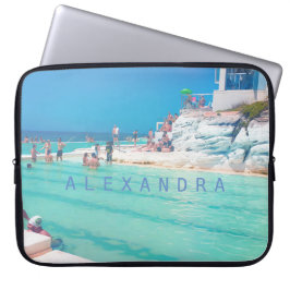 Beach Ocean Pool Blue Aqua Personal Laptopschutzhülle