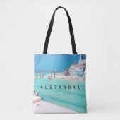 Beach Ocean Pool Summer Blue Aqua Tasche (Vorderseite)