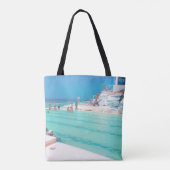 Beach Ocean Pool Summer Blue Aqua Tasche (Rückseite)