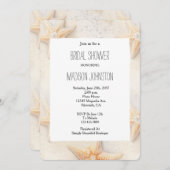 Beach Ocean Starfish Brautparty Einladung (Vorne/Hinten)