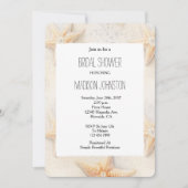 Beach Ocean Starfish Brautparty Einladung (Vorderseite)