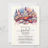 Beach Ocean Summer New Orleans Brautparty Einladung (Vorderseite)