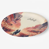 Beach Ocean Summer New Orleans Brautparty Pappteller (Schrägansicht)