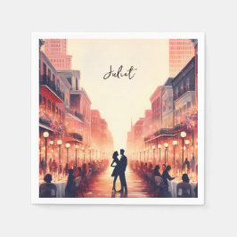 Beach Ocean Summer New Orleans Brautparty Serviette