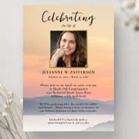 Beach Ocean Sunset Celebration of Life Foto