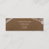 Beach Ocean Tropical Individuelle Name Consultant  Mini Visitenkarte (Rückseite)