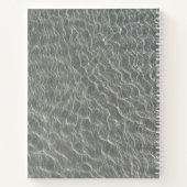 Beach Ocean Water Ripples & Sand School Office Notizblock (Rückseite)