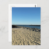 Beach Ocean Waterscape Postcard Postkarte (Vorne/Hinten)