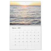 Beach Ocean Waves Coole Landschaftswasser Foto Kalender (Feb 2027)