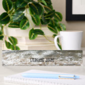 Beach Ocean Waves Monogram Individuelle Name Water Namensplakette