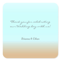 Beach Ombre Elegant Gevor Stickers