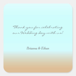 Beach Ombre Elegant Gevor Stickers