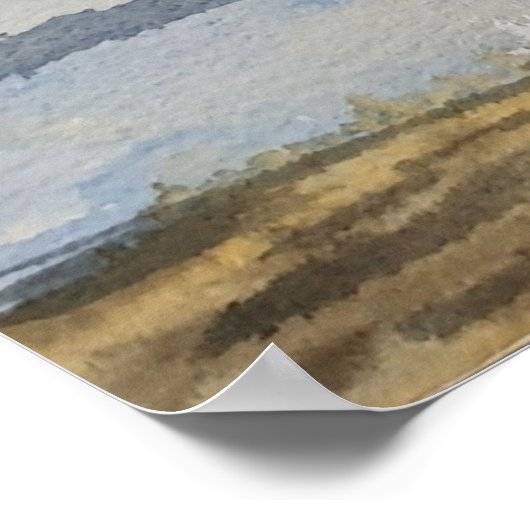 Beach Painting Poster (Ecke)