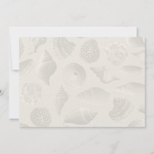 Beach Palm Foto Save the Date (Rückseite)