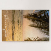 Beach Palm Sunset Puzzle (Horizontal)
