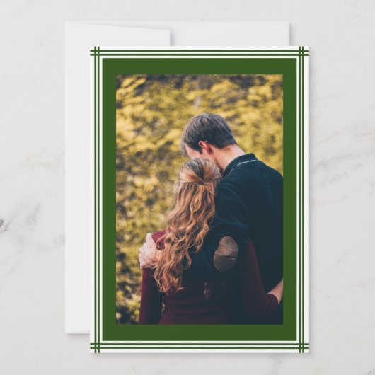 Beach Palm Tree Destination Tropical Save the Date Einladung (Rückseite)