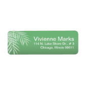 Beach Palm Tree Silhouette | Jade (Vorne)