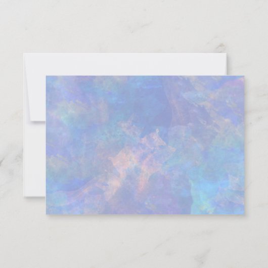 Beach Palm Tree String Lights Aquarell Empfang Einladung (Rückseite)