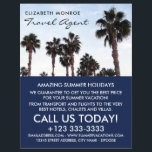 Beach Palm Trees, Agent-Werbung Flyer<br><div class="desc">Strand Palmen Bäume,  Reisen Agent Werbung Flyer durch das Business Card Store.</div>