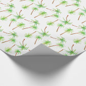 Beach Palm Trees Geschenkpapier (Ecke)