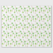 Beach Palm Trees Geschenkpapier (Flach)