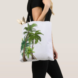 Beach Palm Trees Ocean Wedding Tasche