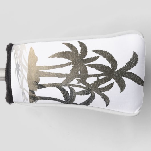Beach Palm Trees Sunset Golf Headcover (Vorderseite)