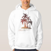 Beach Palm Trees Sunset Hoodie (Vorderseite)
