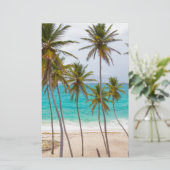 Beach Palms Briefpapier (Stehend Vorderseite)