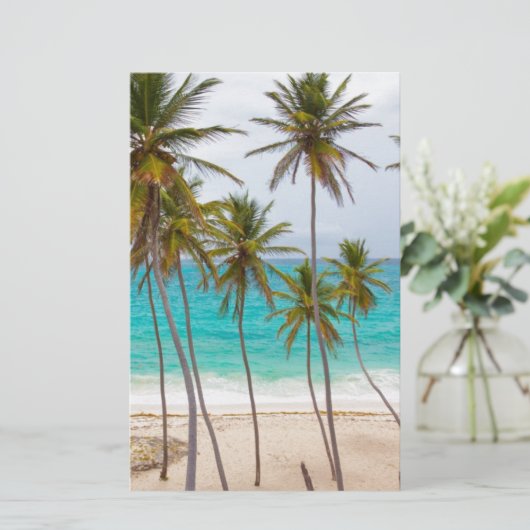 Beach Palms Briefpapier (Stehend Vorderseite)