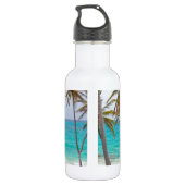 Beach Palms Trinkflasche (Rückseite)