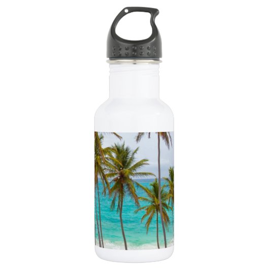 Beach Palms Trinkflasche (Vorderseite)