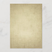 Beach Palms und Lights Hochzeitsinformation Gast Begleitkarte (Rückseite)