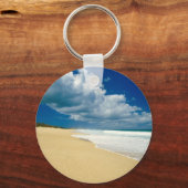 Beach Papohaku Molokai Hawaii Schlüsselanhänger (Vorderseite)