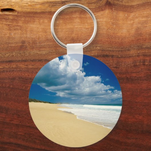 Beach Papohaku Molokai Hawaii Schlüsselanhänger (Vorderseite)