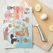 Beach Paradise California Küchentücher (Viertel Falte)