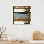 Beach Park Bench Poster (Küche)