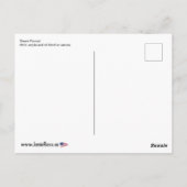 "Beach Parrots" Gemälde auf einem Postkarte (Rückseite)